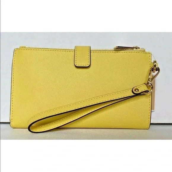 Michael Kors double zip wallet phone case wristlet - Picture 4 of 7